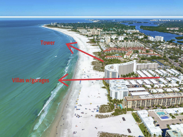Siesta Key Beachfront Two Bedroom Vacation Condo